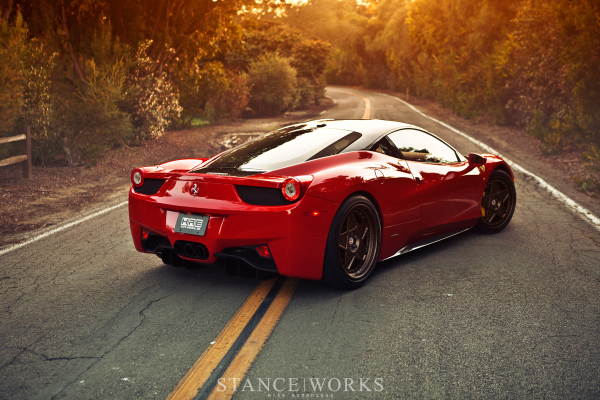 Ferrar-458-italia-HRE-505-rear