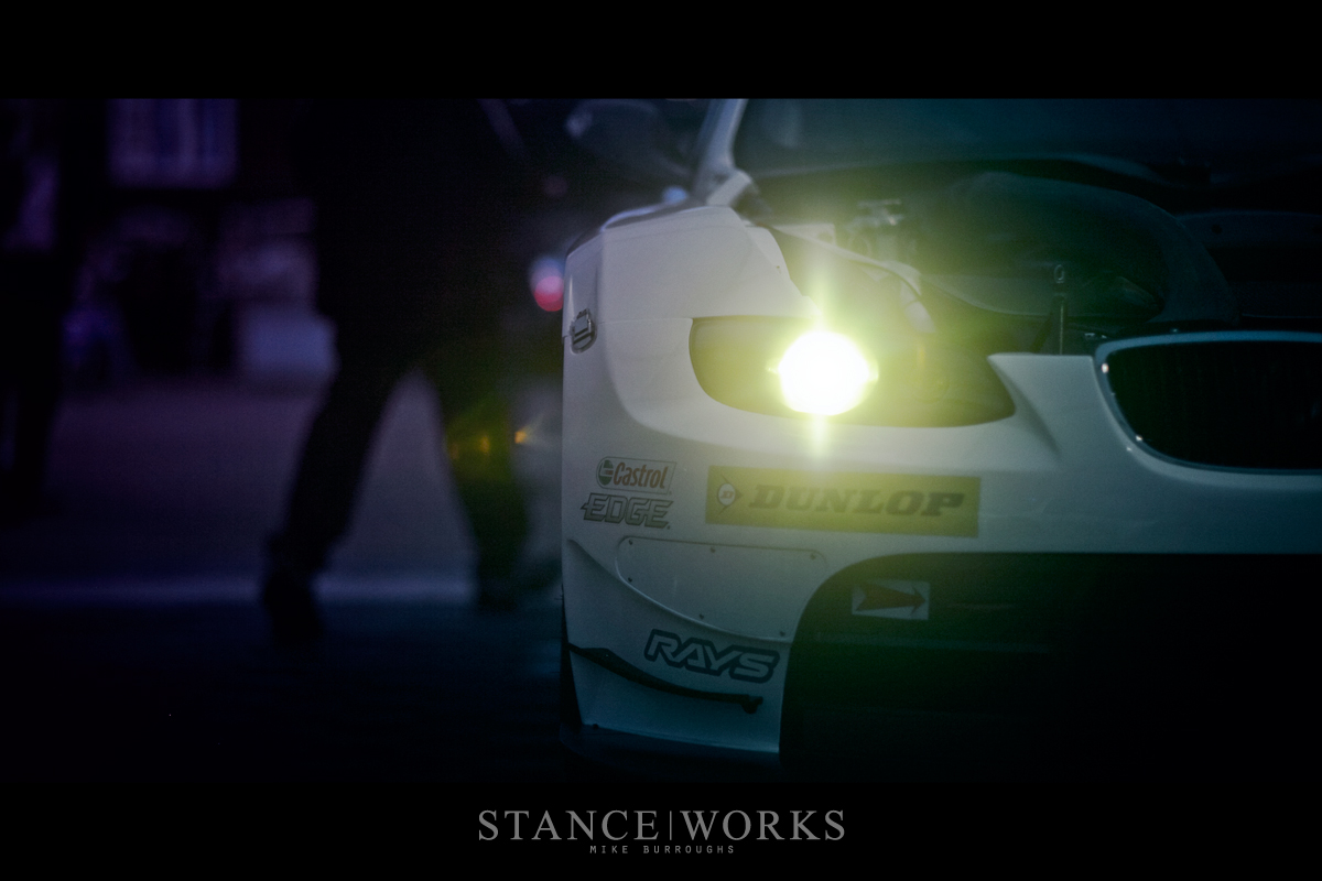 BMW-ALMS-M3-headlight-sunrise BMW ALMS M3