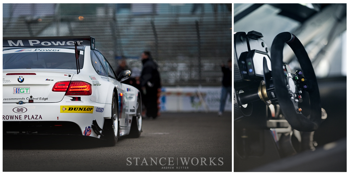 BMW-ALMS-M3-race-steering-wheel BMW ALMS M3 GTR Interior