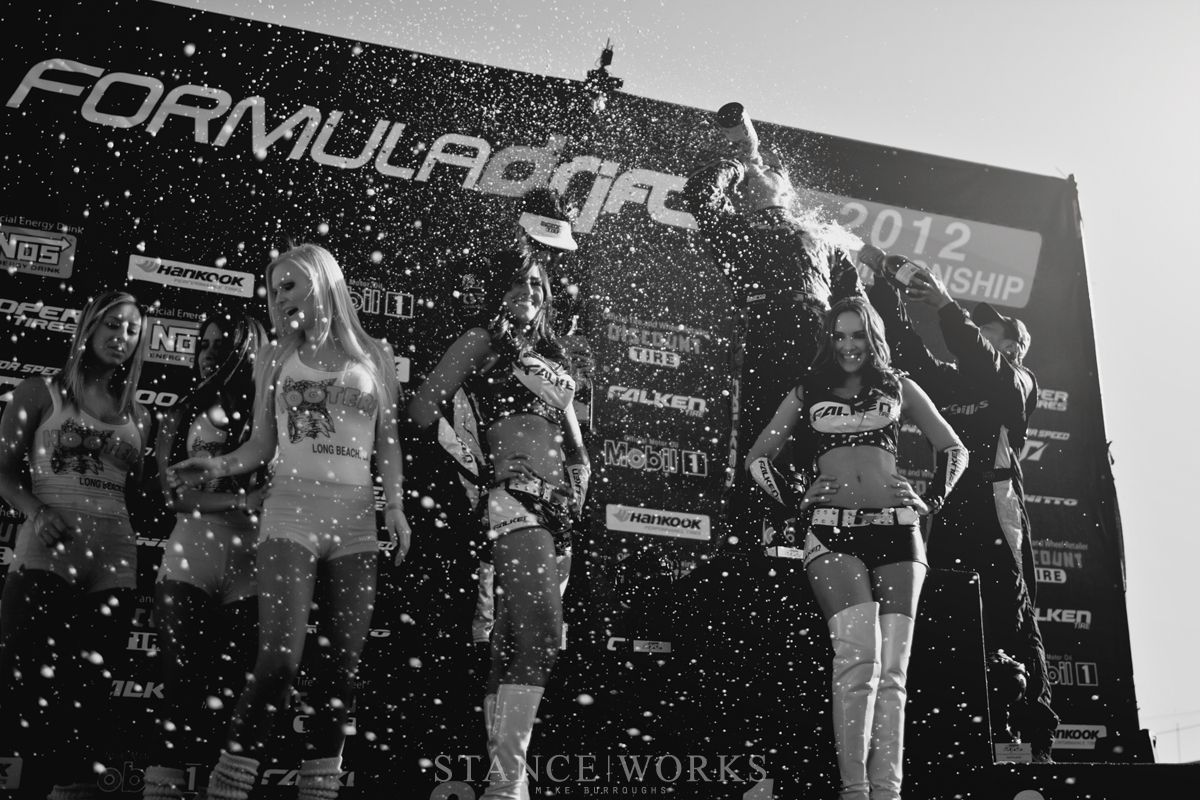Formula-D-podium