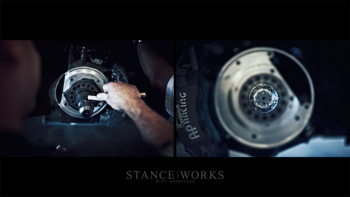 ALMS-BMW-M3-Wheel-hub BMW AP Racing Brakes