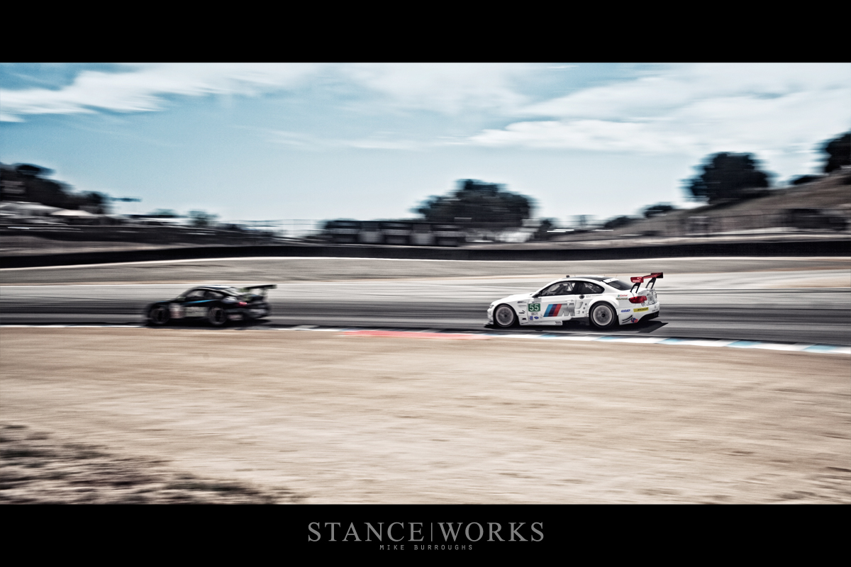 ALMS-Laguna-Seca-bmw-chasing-porsche BMW ALMS Laguna Seca