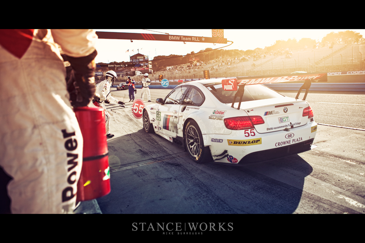 ALMS-laguna-seca-team-rll-pit-stop BMW ALMS pitstop