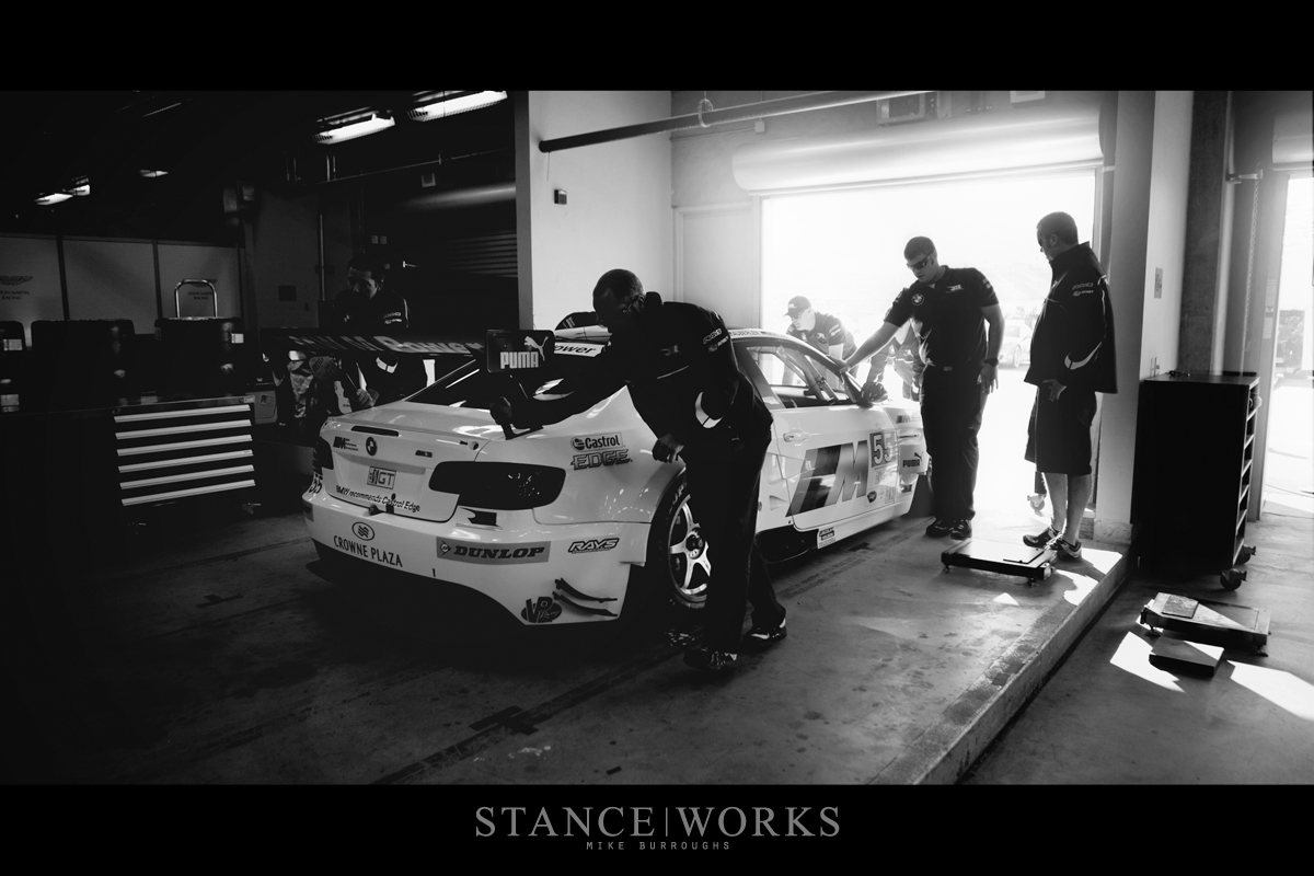 BMW-alms-pushing-car BMW Team Rll ALMS