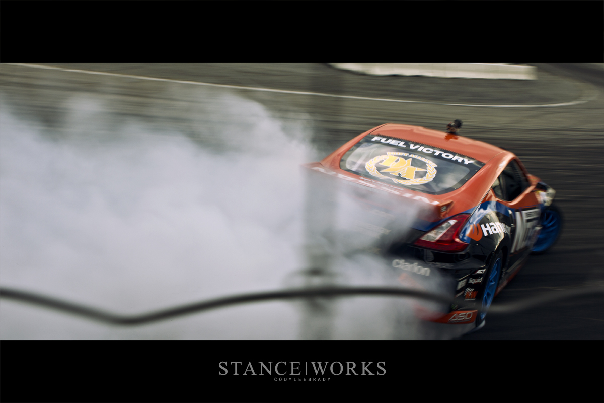 chris-forsberg-nos-smoke Chris Forsberg NOS Energy Formula Drift Irwindale Speedway