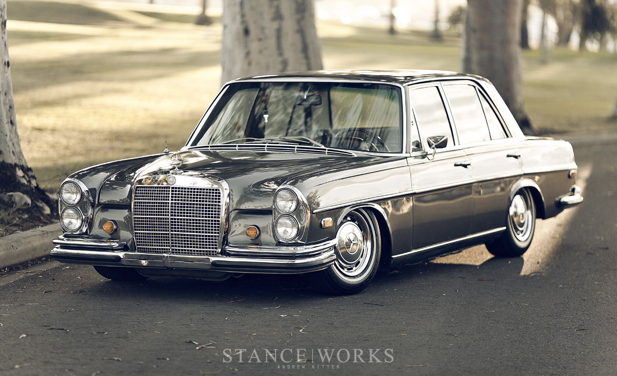mercedes-benz-airride slammed bagged mercedes benz w108