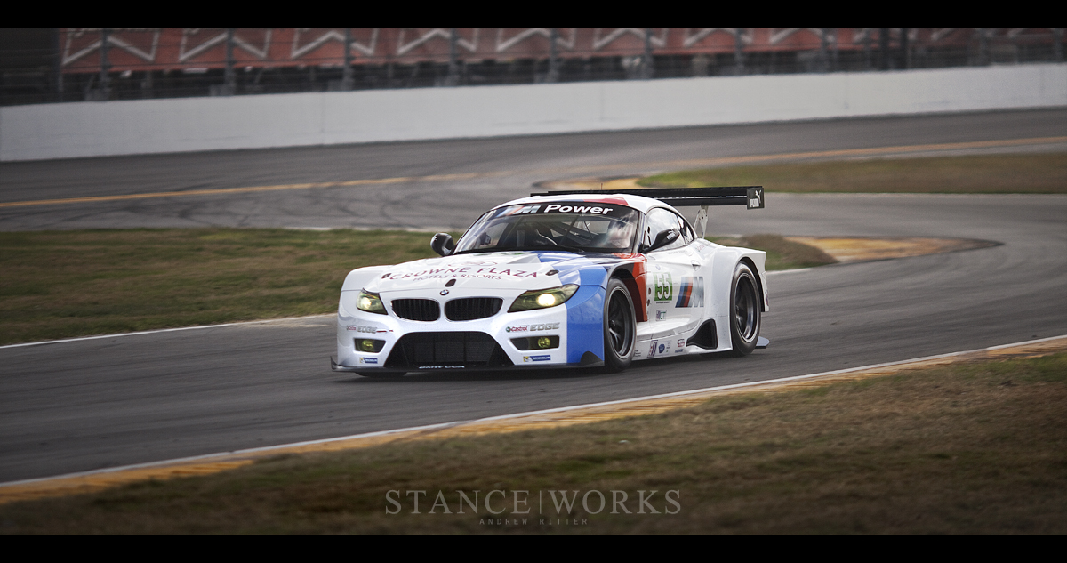 bmw-z4-gte-track BMW Z4 GTE ALMS Daytona