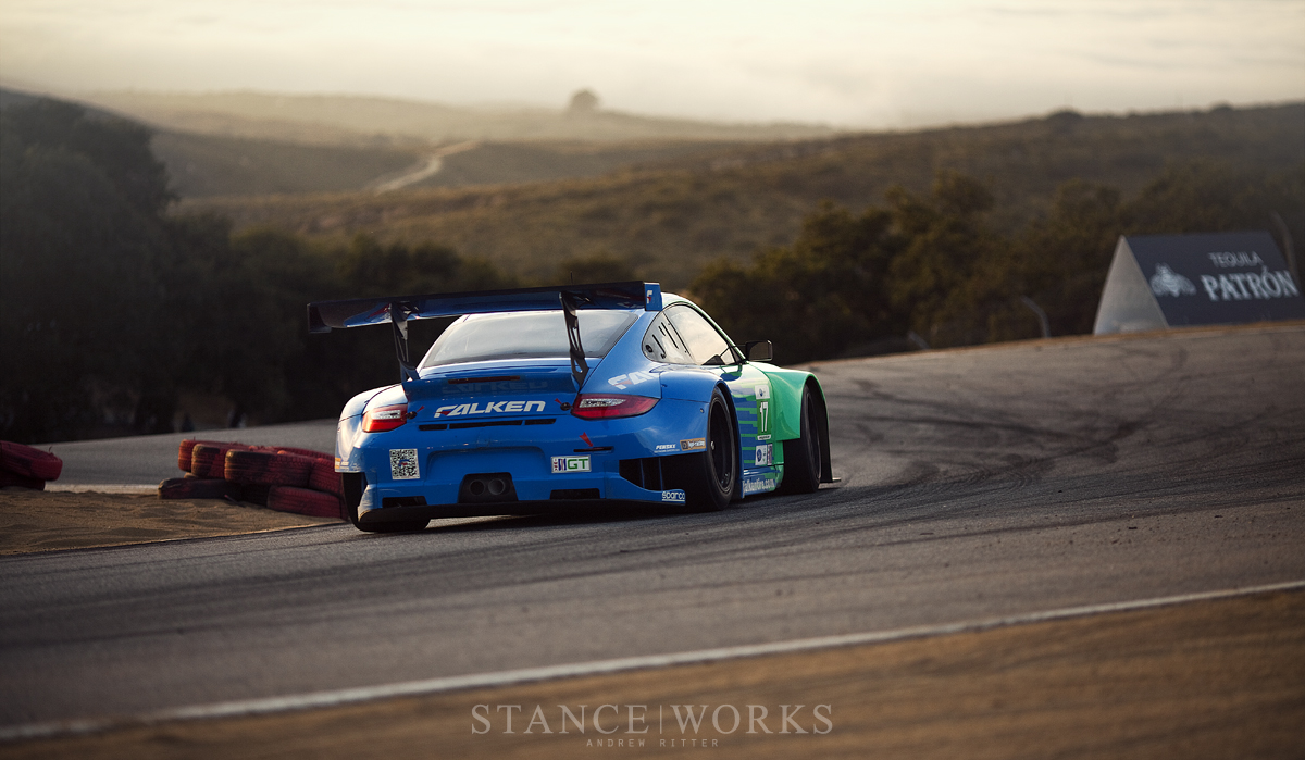 ALMS-laguna-seca-falken-porsche-gt ALMS Team Falken Porsche 911 GT3