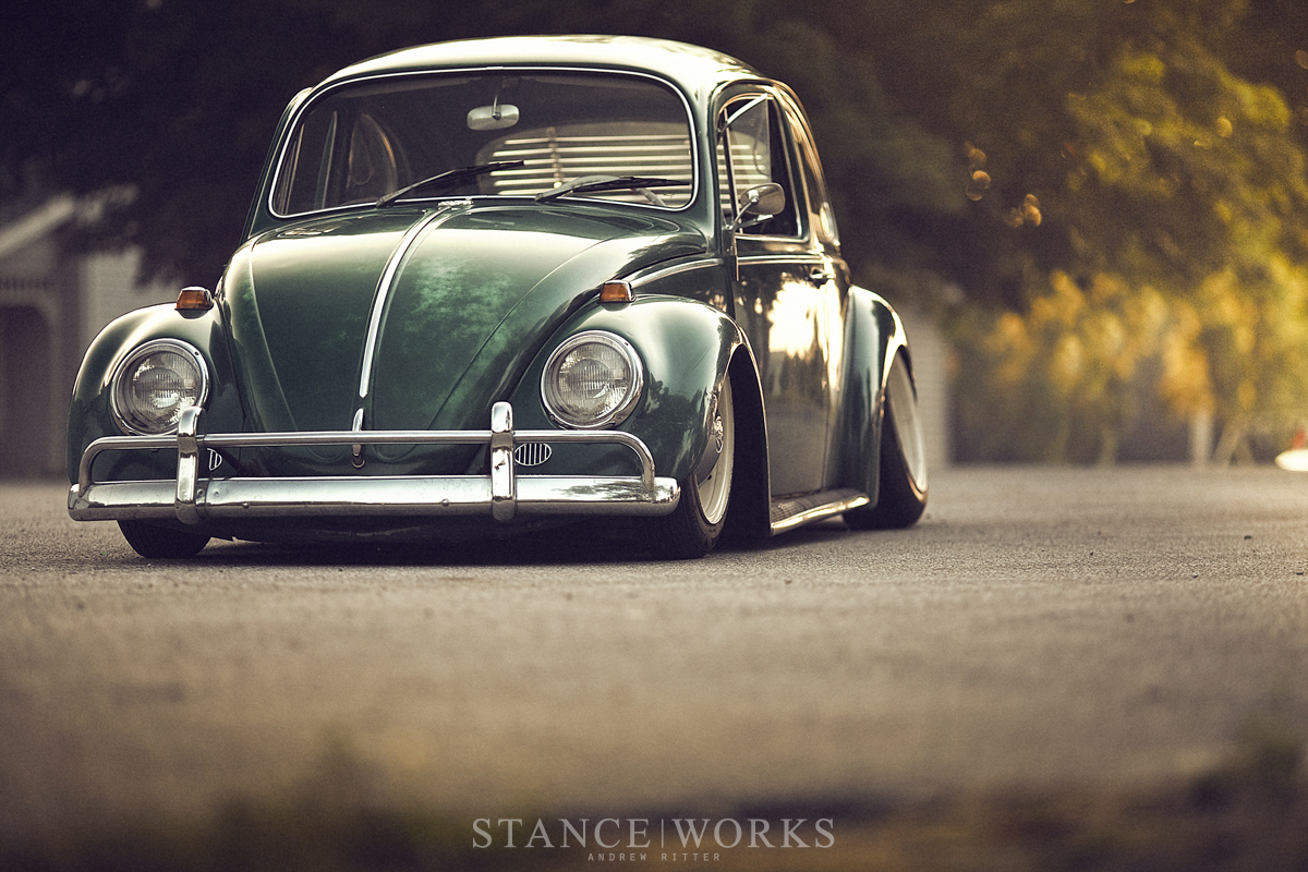 slammed-static-aircooled-beetle-green